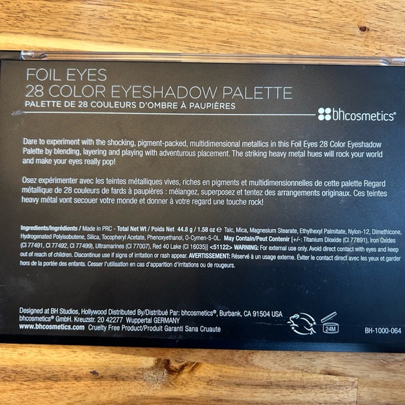 BH cosmetics foil shadow palette - Picture 2 of 2